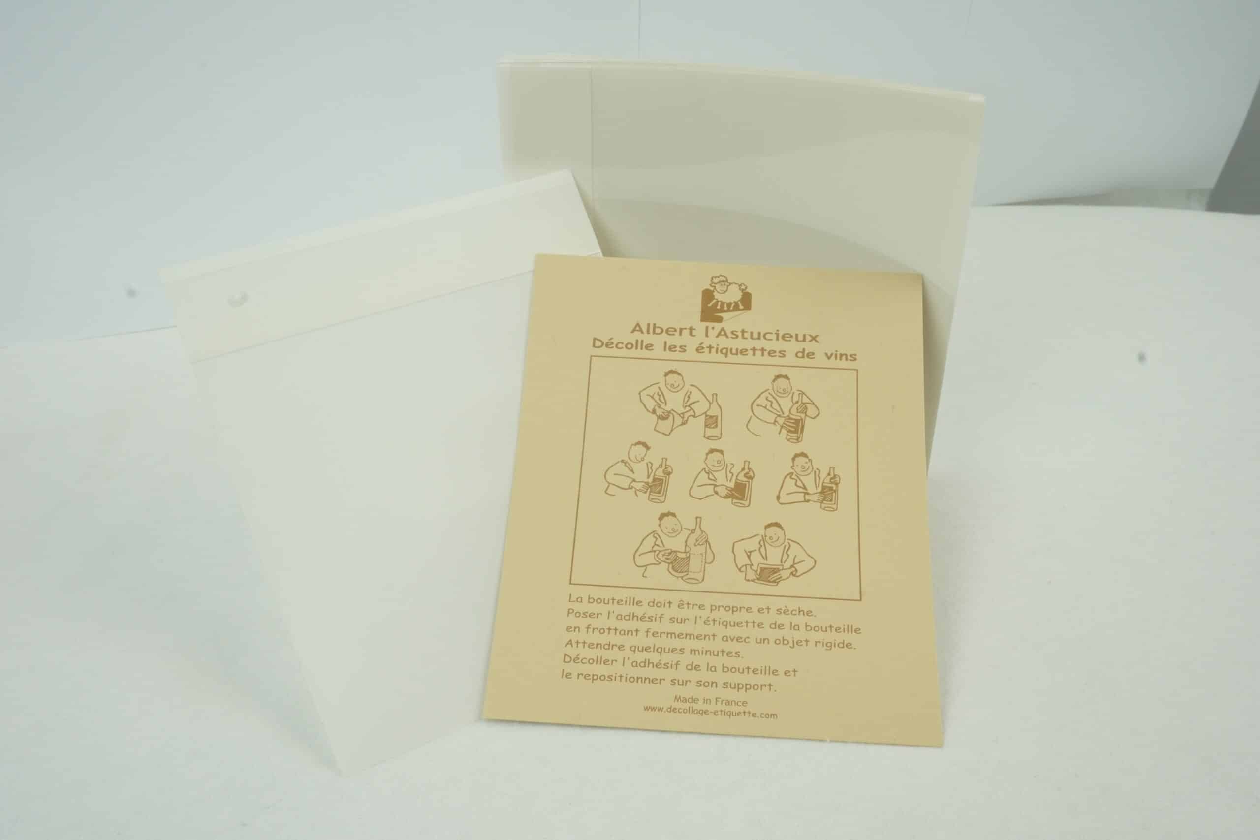 Wine label removers, 10 pieces