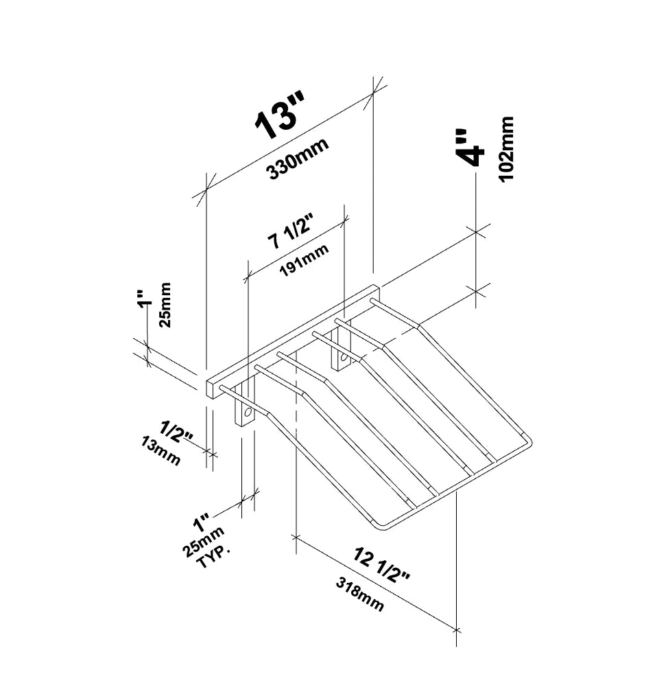 WS-PR1C-K Display 3 fl.