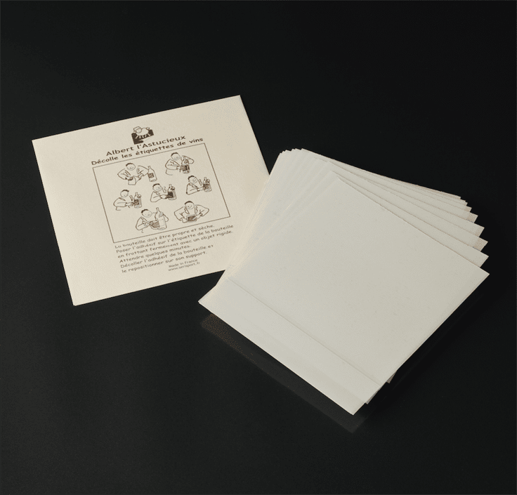 Wine label removers, 10 pieces