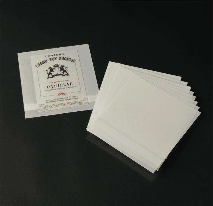 Wine label removers, 10 pieces